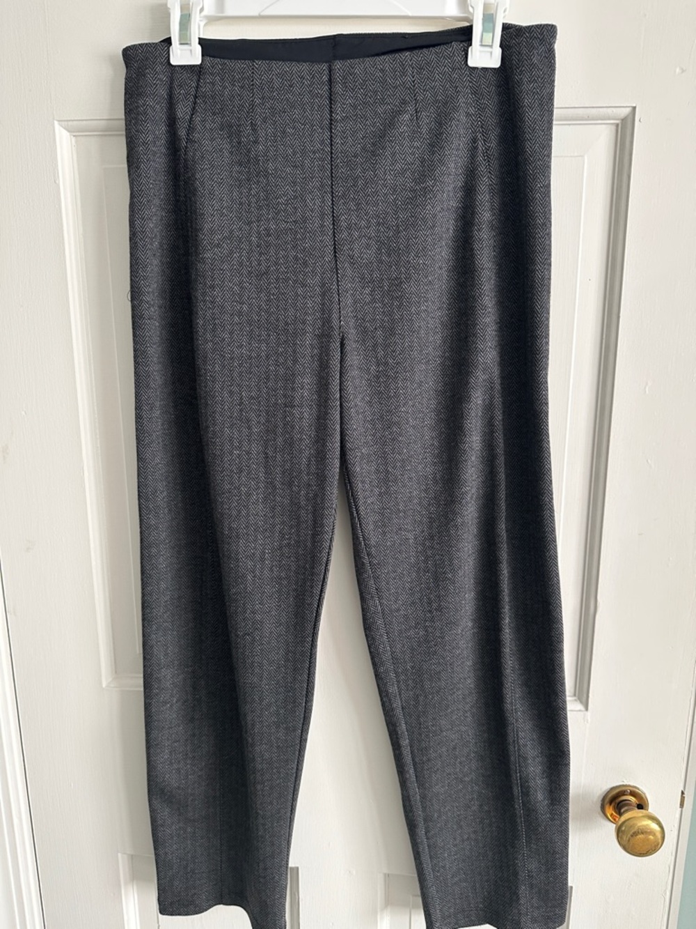 Liverpool Gray Herringbone Dress Pants